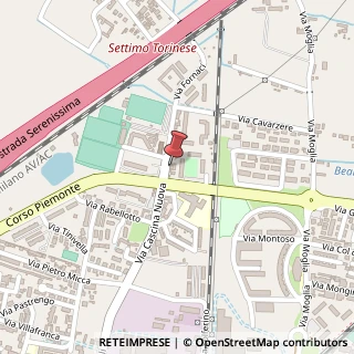 Mappa Via Cascina Nuova, 38, 10036 Settimo Torinese, Torino (Piemonte)