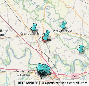 Mappa Via San Michele, 26861 Fombio LO, Italia (9.745)