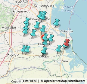 Mappa Strada Provinciale Cavarzere Romea, 30014 Cavarzere VE, Italia (11.877)