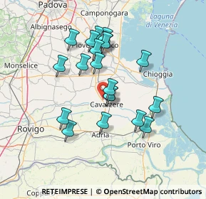 Mappa Strada Provinciale Cavarzere Romea, 30014 Cavarzere VE, Italia (12.353)