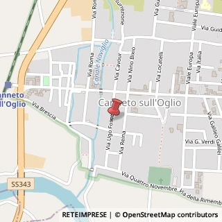 Mappa Via D'Azeglio Massimo, 34, 46013 Canneto sull'Oglio, Mantova (Lombardia)