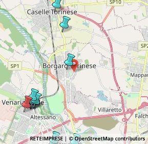 Mappa , 10071 Borgaro Torinese TO, Italia (3.05167)