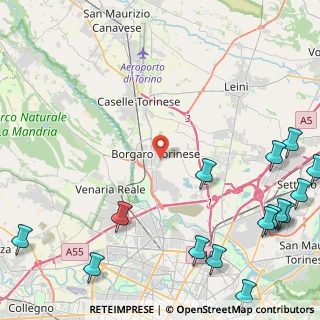 Mappa , 10071 Borgaro Torinese TO, Italia (6.93933)
