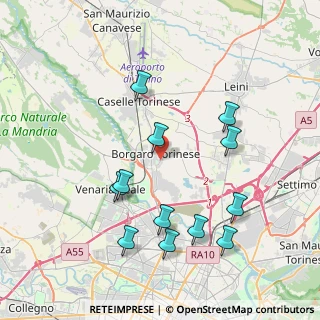 Mappa , 10071 Borgaro Torinese TO, Italia (4.09917)