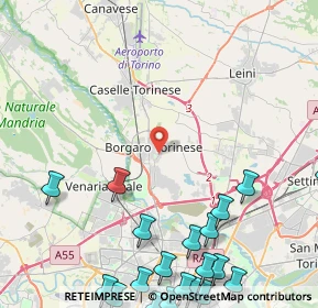 Mappa , 10071 Borgaro Torinese TO, Italia (6.7295)