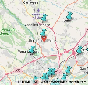 Mappa , 10071 Borgaro Torinese TO, Italia (6.5555)