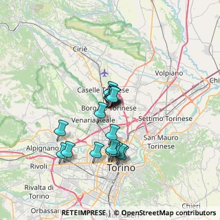 Mappa , 10071 Borgaro Torinese TO, Italia (5.28889)