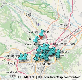 Mappa , 10071 Borgaro Torinese TO, Italia (7.2725)
