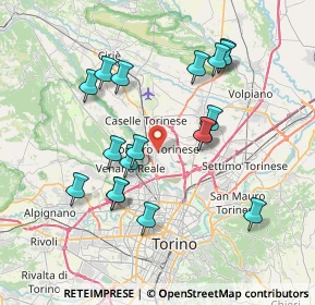 Mappa , 10071 Borgaro Torinese TO, Italia (7.27778)