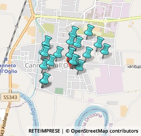 Mappa Viale Rimembranza, 46013 Canneto Sull'oglio MN, Italia (0.2945)