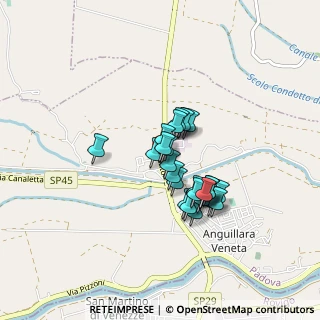 Mappa Via Tabacchificio, 35022 Anguillara Veneta PD, Italia (0.62308)