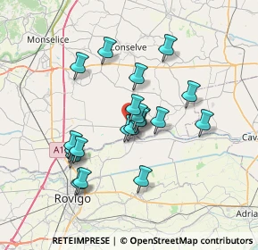 Mappa Via Tabacchificio, 35022 Anguillara Veneta PD, Italia (6.02)