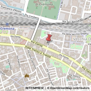 Mappa Via Platani, 16, 26100 Cremona, Cremona (Lombardia)