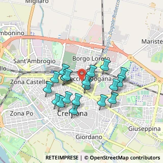 Mappa Via Mons. Enrico Assi, 26100 Cremona CR, Italia (0.732)