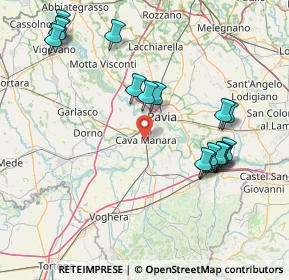 Mappa Via G. Garibaldi, 27051 Cava Manara PV, Italia (17.51118)