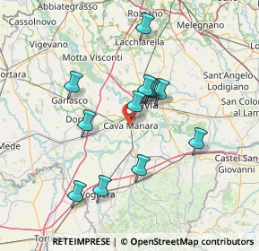 Mappa Via G. Garibaldi, 27051 Cava Manara PV, Italia (12.58833)