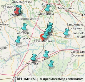 Mappa Via G. Garibaldi, 27051 Cava Manara PV, Italia (16.6805)