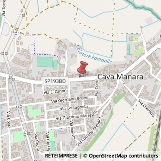 Mappa Via G. Garibaldi, 50, 27051 Cava Manara, Pavia (Lombardia)