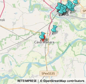 Mappa Via G. Garibaldi, 27051 Cava Manara PV, Italia (5.67231)