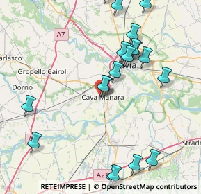 Mappa Via Cavallotti, 27051 Cava Manara PV, Italia (9.237)