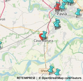 Mappa Via Felice Cavallotti, 27051 Cava Manara PV, Italia (6.56294)