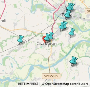 Mappa Via Cavallotti, 27051 Cava Manara PV, Italia (4.45667)