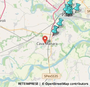 Mappa Via Cavallotti, 27051 Cava Manara PV, Italia (5.38545)