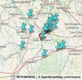 Mappa Via Cavallotti, 27051 Cava Manara PV, Italia (10.9715)