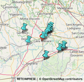 Mappa Via Cavallotti, 27051 Cava Manara PV, Italia (10.8035)