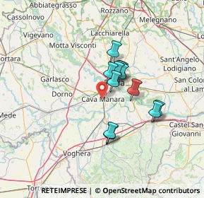 Mappa Via Felice Cavallotti, 27051 Cava Manara PV, Italia (9.63833)