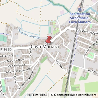 Mappa Via Antonio Gramsci, 1, 27051 Cava Manara, Pavia (Lombardia)