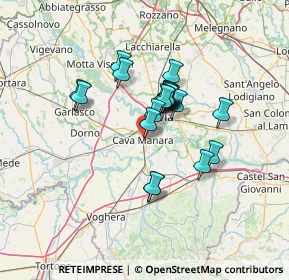 Mappa Via Alberto Lamarmora, 27051 Cava Manara PV, Italia (9.966)