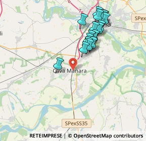 Mappa Via Alberto Lamarmora, 27051 Cava Manara PV, Italia (3.799)