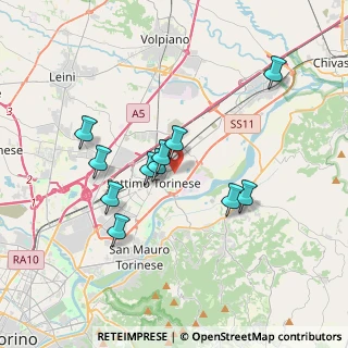 Mappa Via Fenoglio, 10036 Settimo Torinese TO, Italia (3.2)