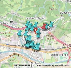 Mappa Via Urbiano, 10059 Susa TO, Italia (0.36429)