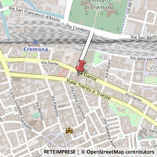 Mappa Via Dante, 115, 26100 Cremona, Cremona (Lombardia)