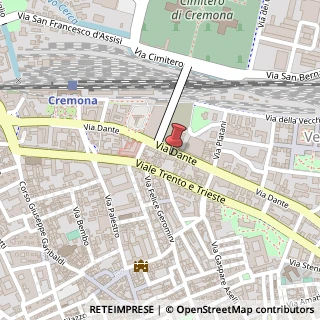 Mappa Via Dante, 121, 26100 Cremona, Cremona (Lombardia)