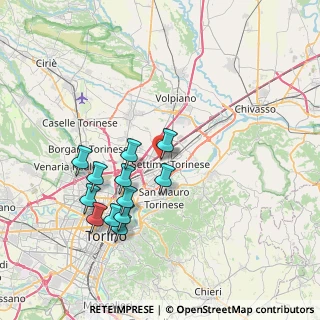 Mappa Via Monte Rosa, 10036 Settimo Torinese TO, Italia (7.36667)