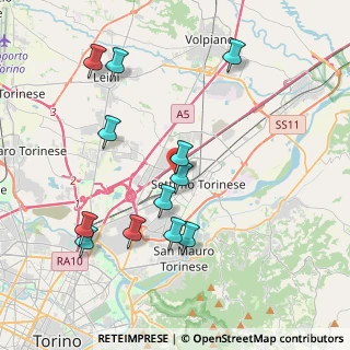 Mappa Monviso, 10036 Settimo Torinese TO, Italia (4.06583)