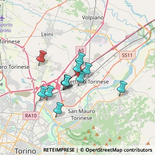 Mappa Monviso, 10036 Settimo Torinese TO, Italia (2.78417)