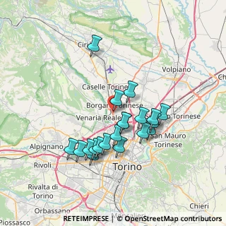 Mappa SP Torino Lanzo, 10071 Borgaro torinese TO (6.386)