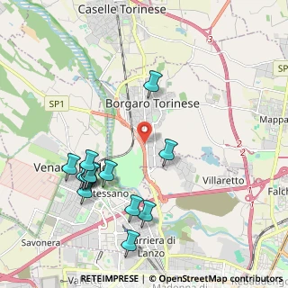 Mappa SP Torino Lanzo, 10071 Borgaro torinese TO (2.22385)