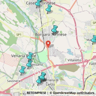 Mappa SP Torino Lanzo, 10071 Borgaro torinese TO (3.05714)