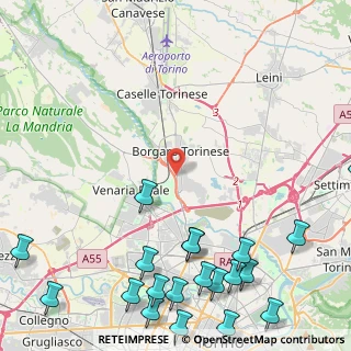 Mappa SP Torino Lanzo, 10071 Borgaro torinese TO (6.8075)