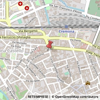 Mappa Corso Garibaldi, 206, 26100 Cremona, Cremona (Lombardia)