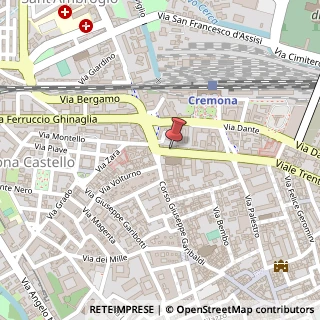 Mappa Viale Trento e Trieste, 16, 26100 Cremona, Cremona (Lombardia)