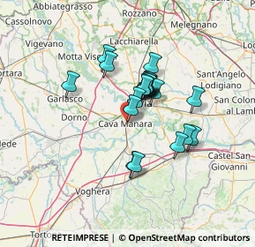 Mappa Via Don Boschetti, 27051 Cava Manara PV, Italia (9.943)