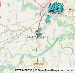 Mappa Via Don Boschetti, 27051 Cava Manara PV, Italia (5.45857)