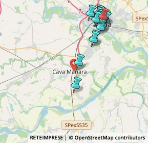 Mappa Via Don Boschetti, 27051 Cava Manara PV, Italia (4.7535)