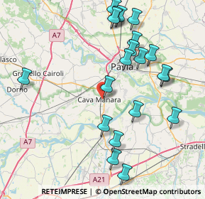 Mappa Via Don Boschetti, 27051 Cava Manara PV, Italia (8.9035)